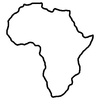 World Africa Outline Image